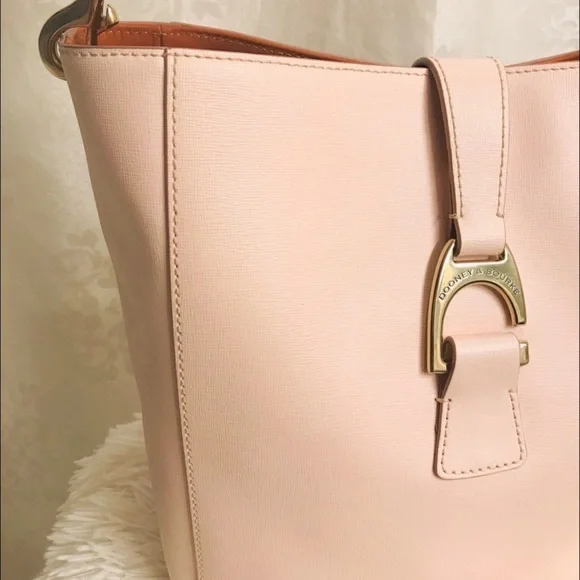 Dooney & Bourke Pink Ashby Bucket and Wallet